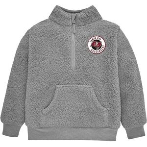 Gerber Baby Tampa Bay Buccaneers Sherpa Mock Neck Sweatshirt 3T Gray NEW
